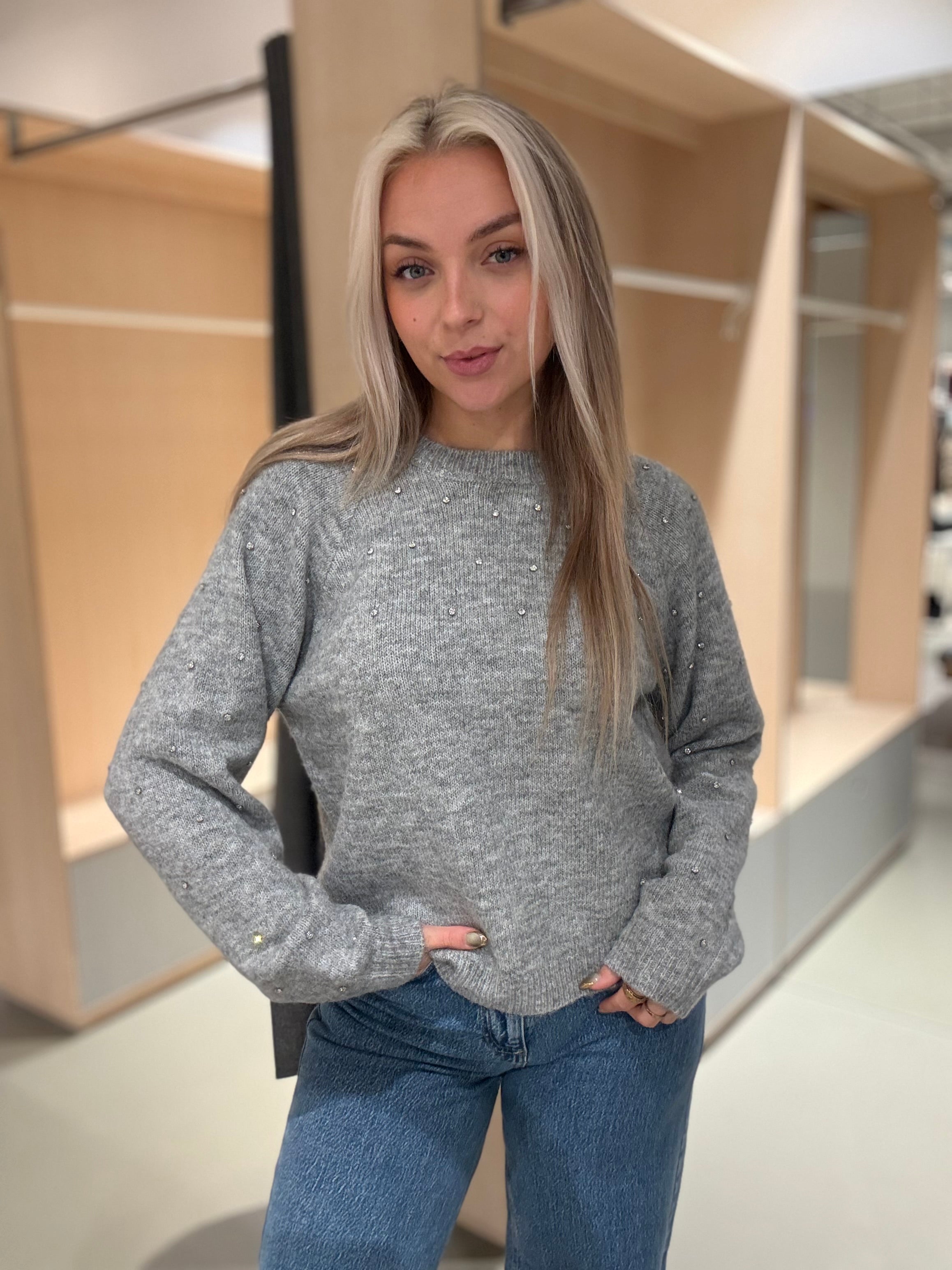 PCPAM Pullover - Medium Grey Melange